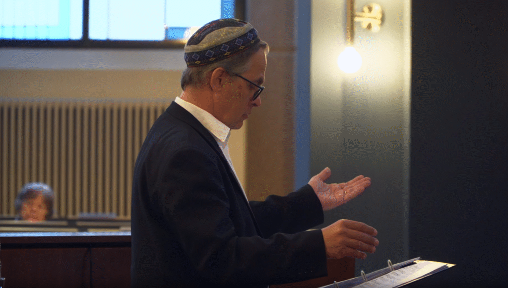 Dirigieren in Synagoge